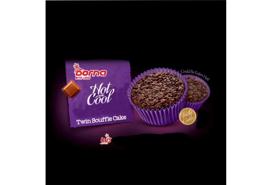 Dorna WITH LOVE Hot AND COOL TWIN Souffle cake درنا باعشق could Be Eaten Hot