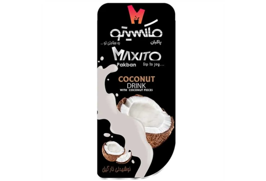 M ماکسیتو پاکبان به سلامتی توMAXITO Pakban Sip To Joy COCONUT DRINK WITH COCONUT PIECES نوشیدنی نارگیل