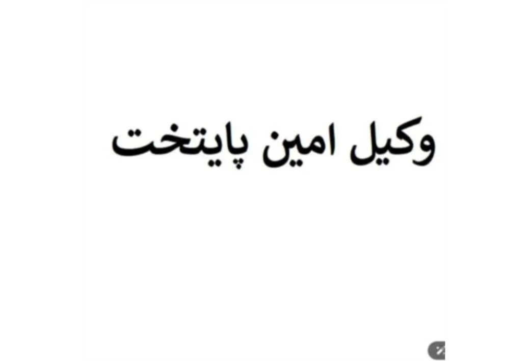 وکیل امین پایتخت